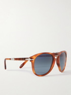 PERSOL - Folding D-Frame Tortoiseshell Acetate Polarised Sunglasses