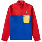 Polo Ralph Lauren Men's Colour Block Bear Quarterzip Sweat in Multi