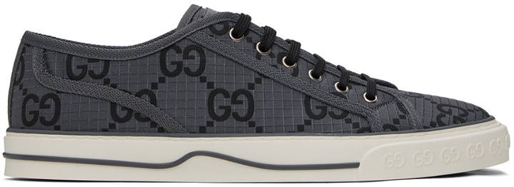 Photo: Gucci Gray Tennis 1977 Sneakers