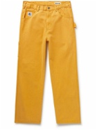 BODE - Knolly Brook Straight-Leg Cotton-Twill Trousers - Yellow