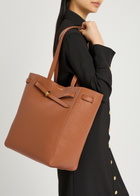 Veronica Beard Dash Leather Tote bag - Tan - One Size