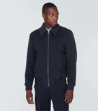 Kiton Wool and cashmere blouson jacket