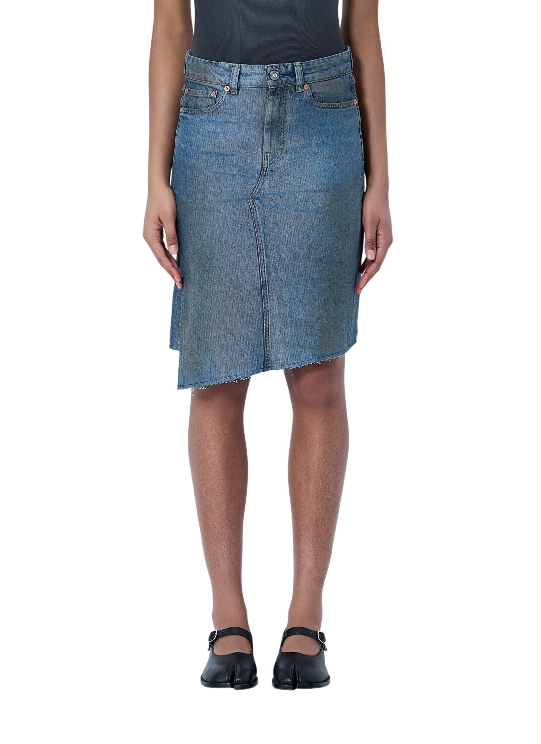 OUR LEGACY Black Clasp Midi Skirt Our Legacy