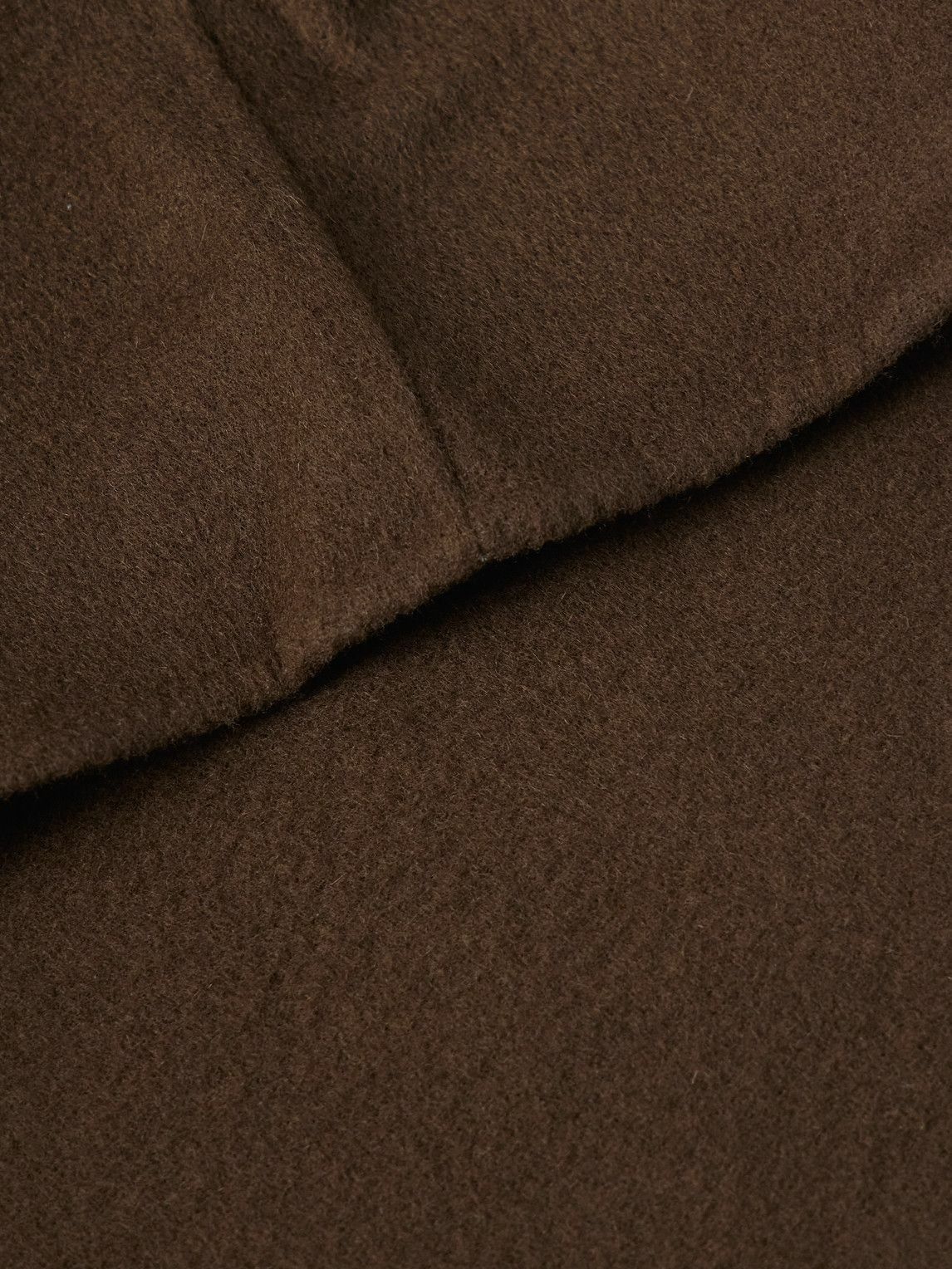 Officine Générale - Hamilton Slim-Fit Wool-Felt Overshirt - Brown