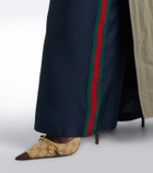Gucci Donna Horsebit GG Canvas pumps