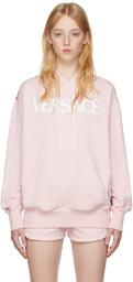 Versace Pink Cotton Hoodie