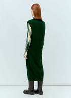 Burberry Argyle Wool Vest Dress