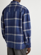 Isabel Marant - Gervon Checked Virgin Wool Shirt Jacket - Blue