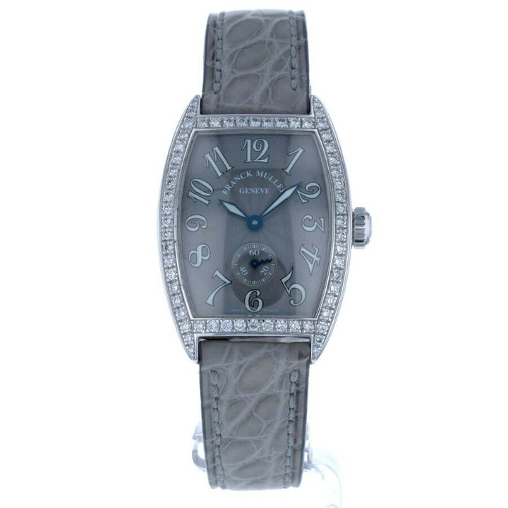 Photo: Franck Muller Cintree Curvex Automatic Diamond Grey Dial Unisex Watch 1750 S6 DP