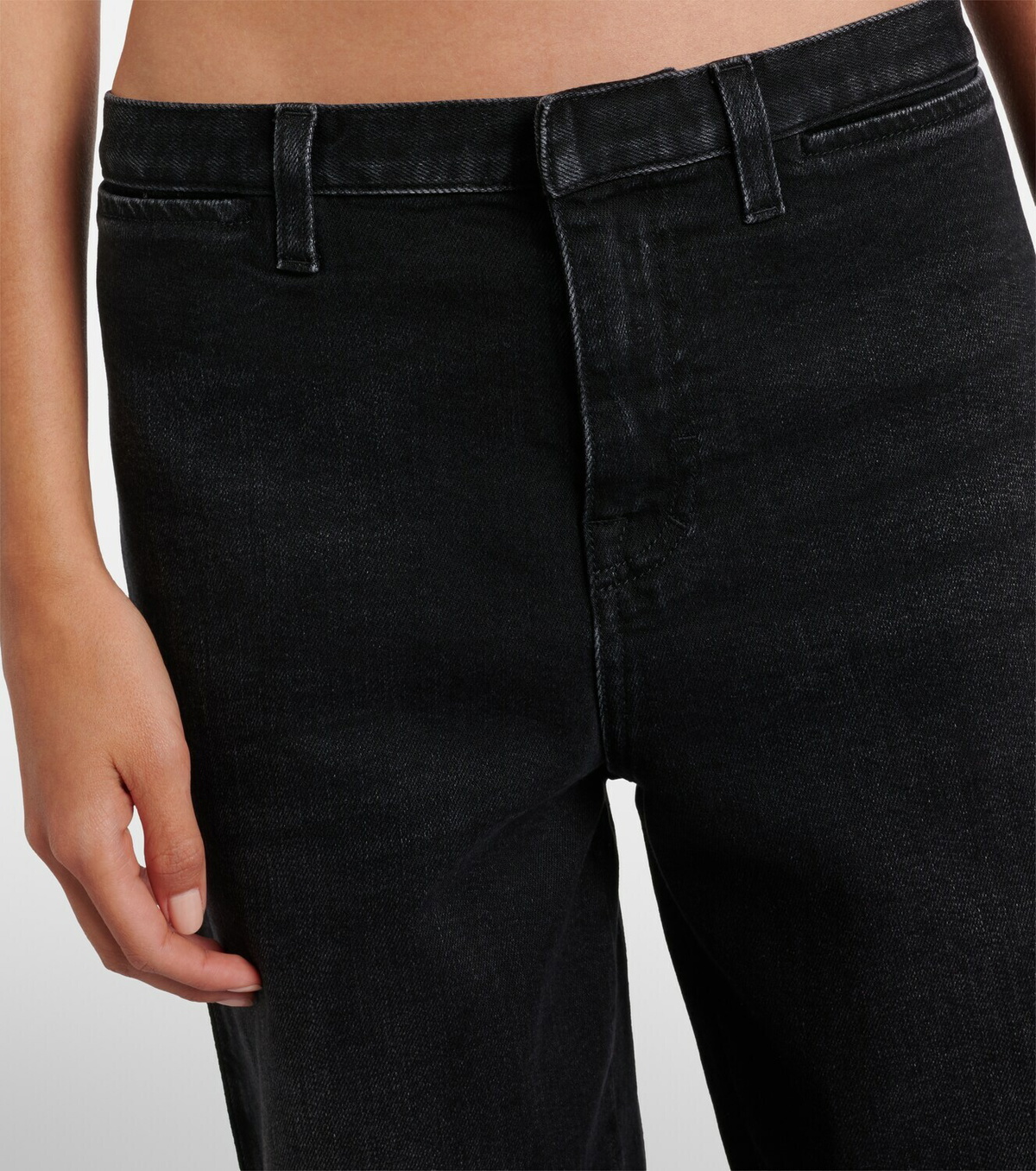 Gucci Web Stripe straight jeans