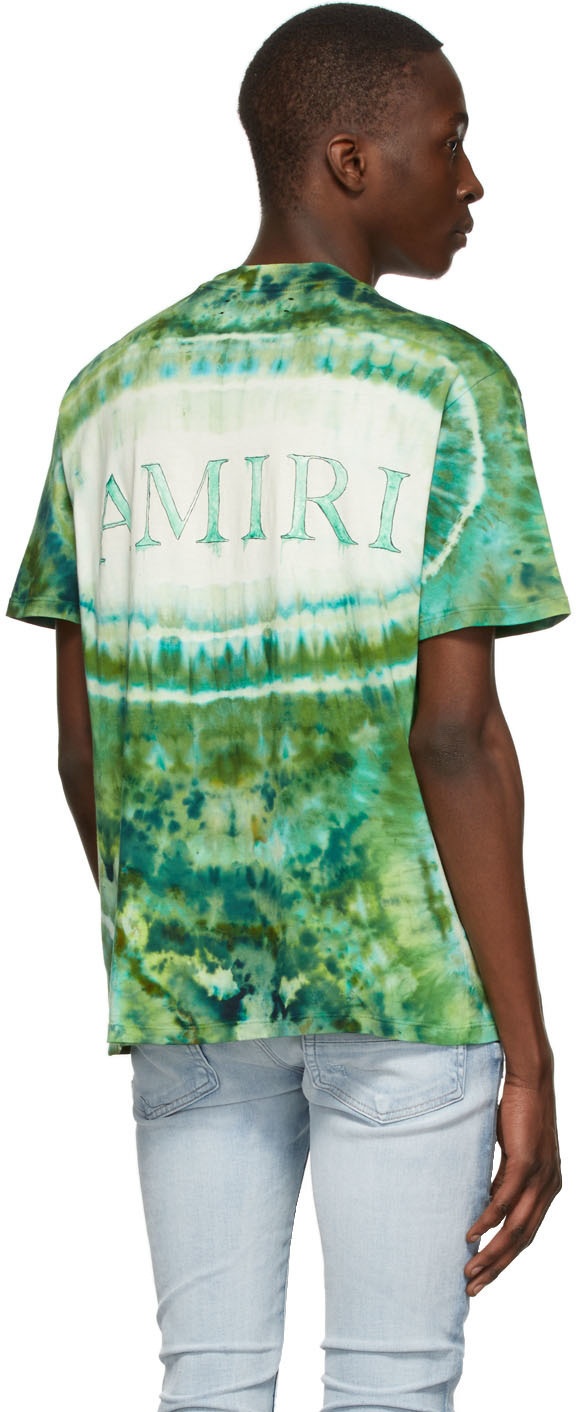 AMIRI Green Cotton T-Shirt Amiri