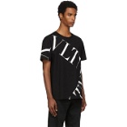 Valentino Black VLTN Macrogrid T-Shirt