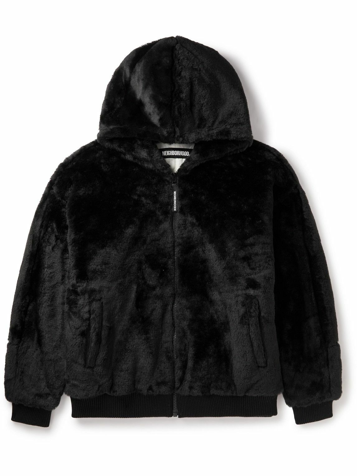Padded Faux Fur Hooded Jacket