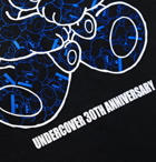 UNDERCOVER - UBEAR Printed Cotton-Jersey T-Shirt - Black