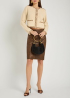 Isabel Marant étoile Rochelle Embroidered Wool-blend Cardigan Ecru