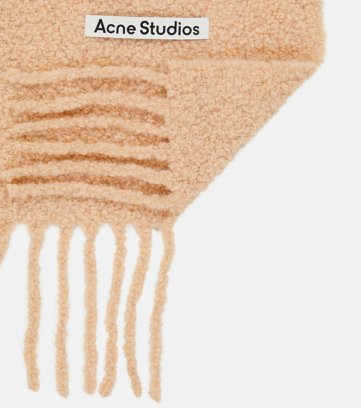 Acne Studios - Alpaca wool-blend bouclé scarf Acne Studios