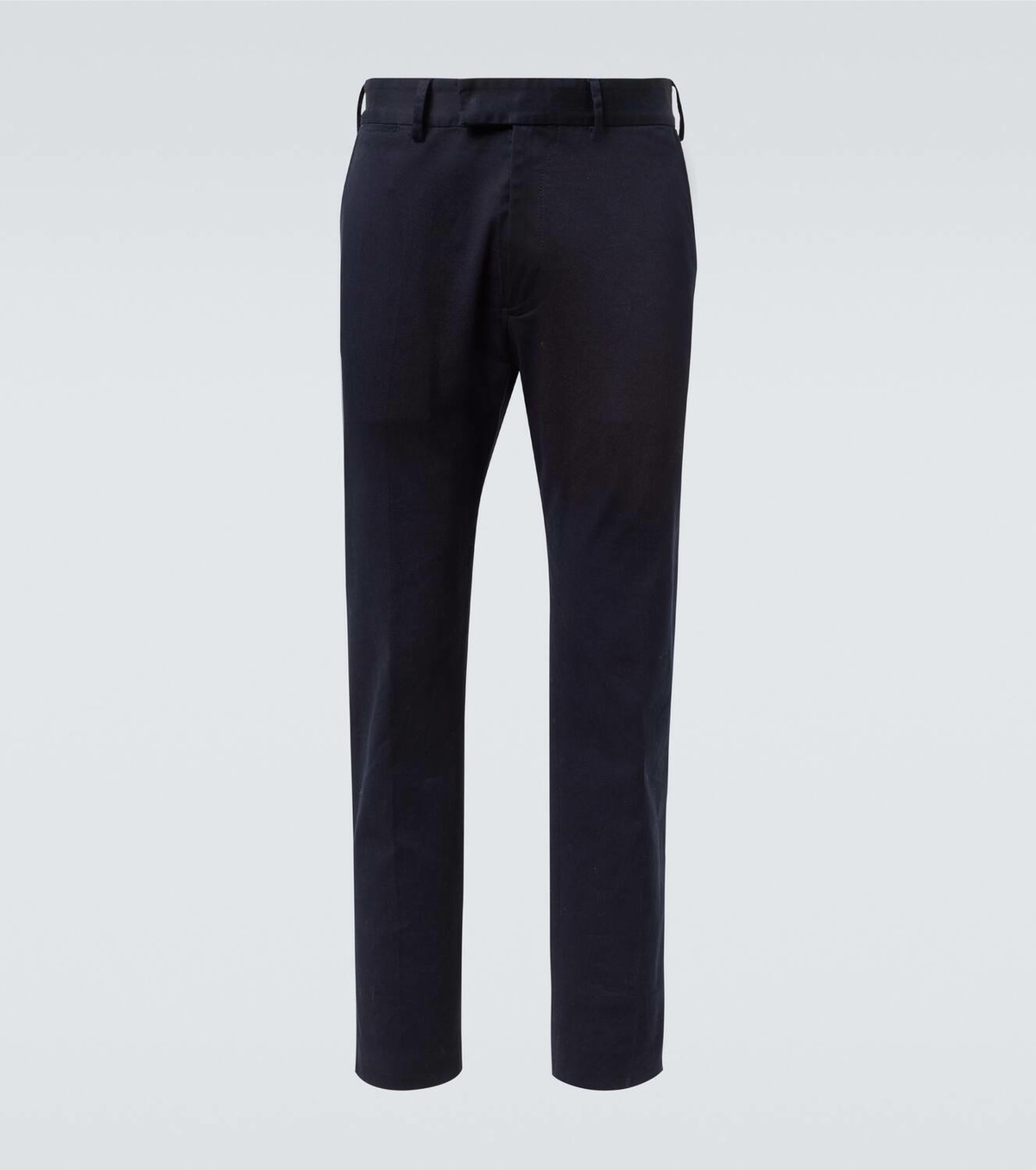 【関税＆送料込み】Tom Ford Dark Blue Cotton Pants TOM FORD straight-leg Cotton Chino Trousers | Blue | FARFETCH