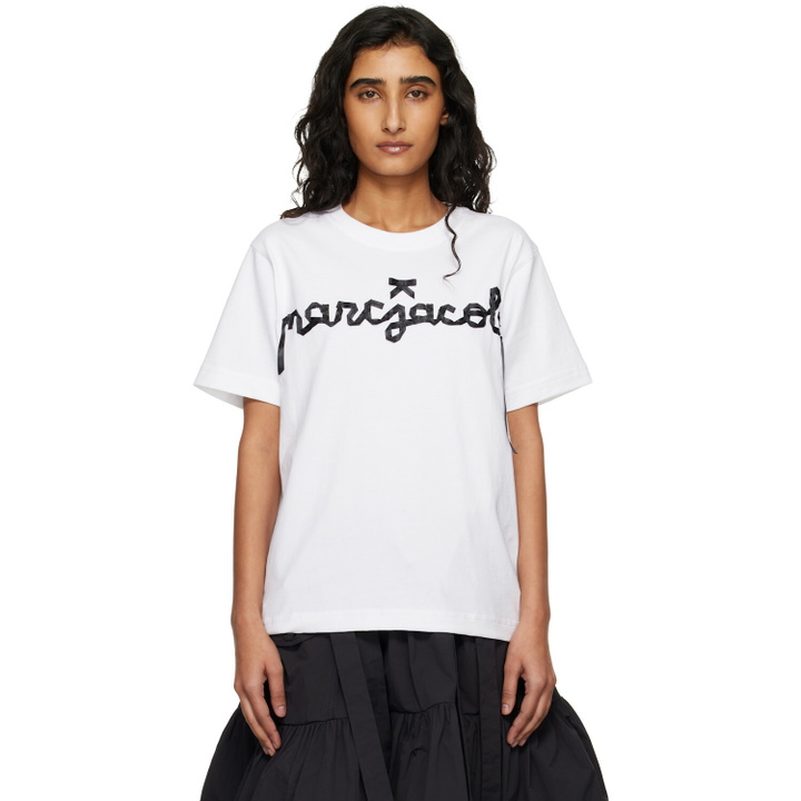 Photo: Marc Jacobs White Ribbon Logo Box T-shirt