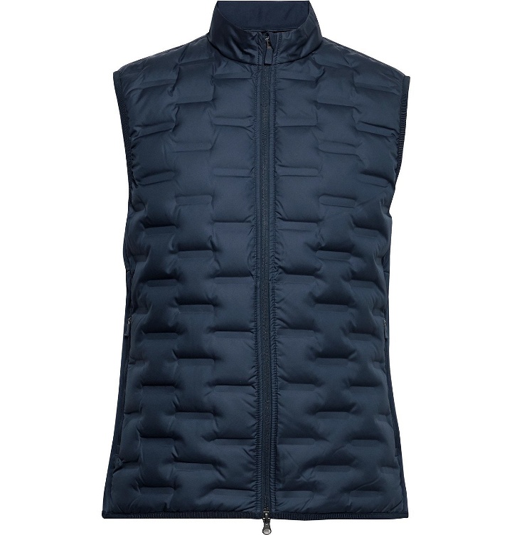Photo: Nike Golf - AeroLoft Repel Quilted Shell and Stretch-Jersey Down Golf Gilet - Blue