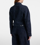 Jacquemus Ovalo de-Nîmes embroidered denim jacket