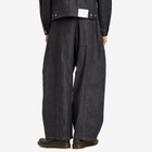 Sage Nation Men's Welt Trousers in Raw Denim