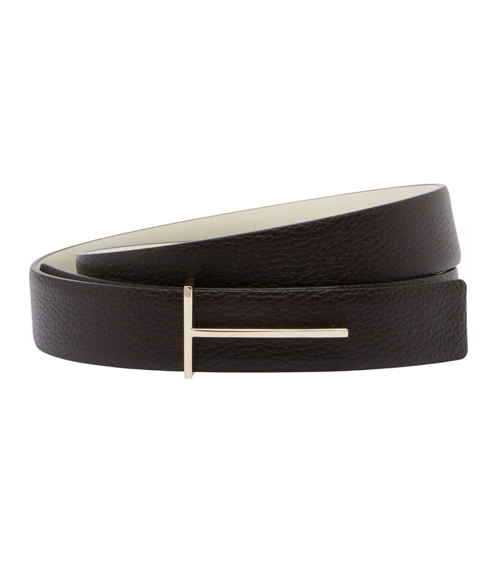 Photo: Tom Ford Slim T leather belt