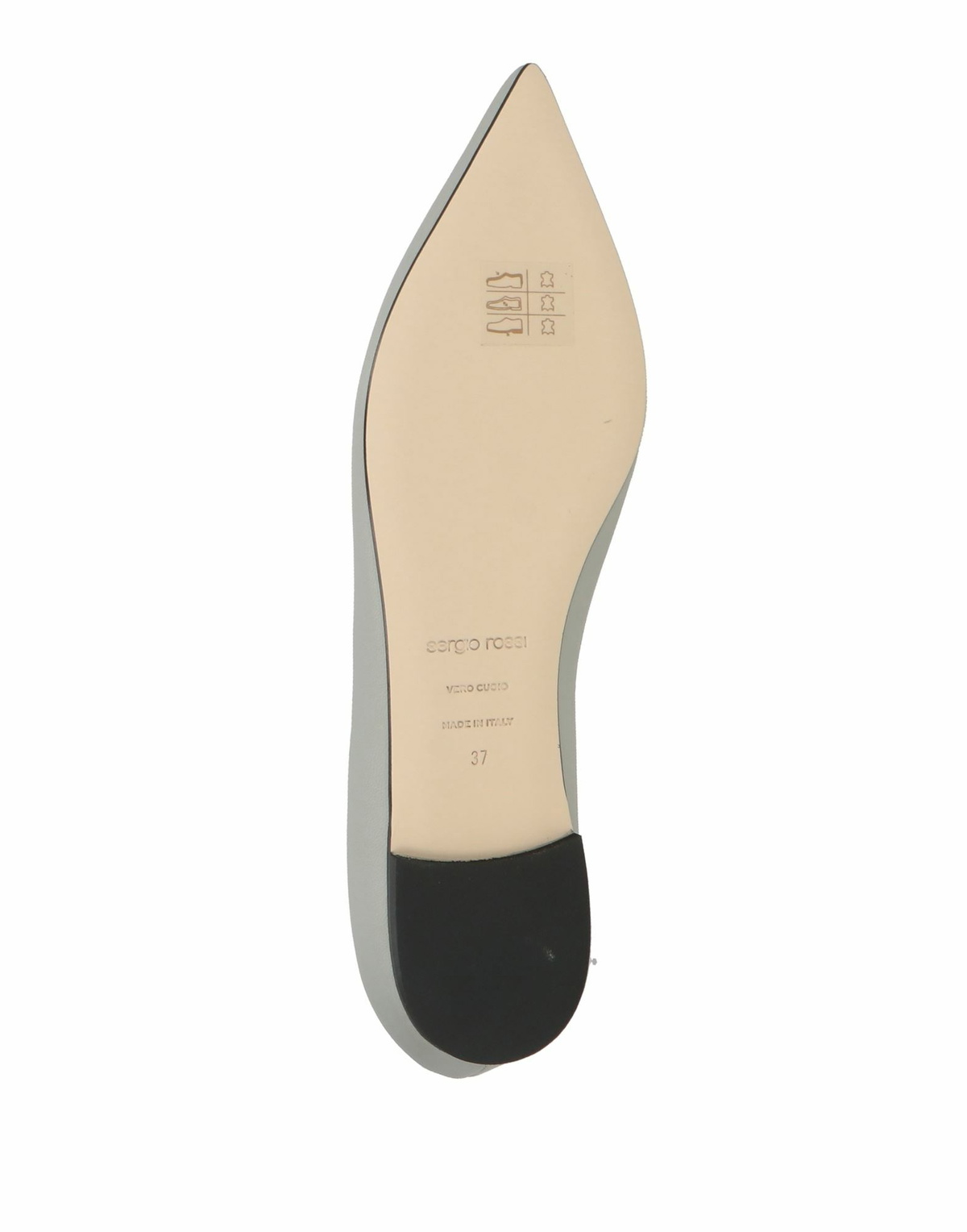 Sergio Rossi Womens Ballet flats in Grey