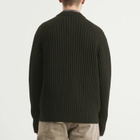 Junya Watanabe MAN Men's Double Sided Ribbed Knit in Grey Blue