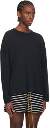 Rhude Black Reverse Long Sleeve T-Shirt