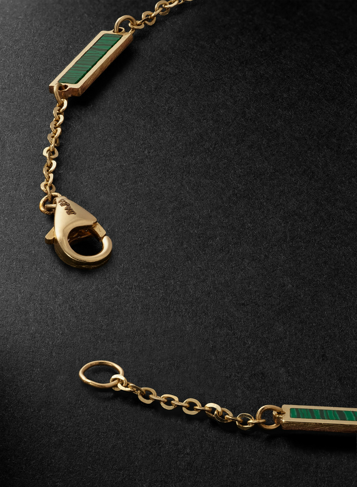 JIA JIA - Gold Malachite Bracelet