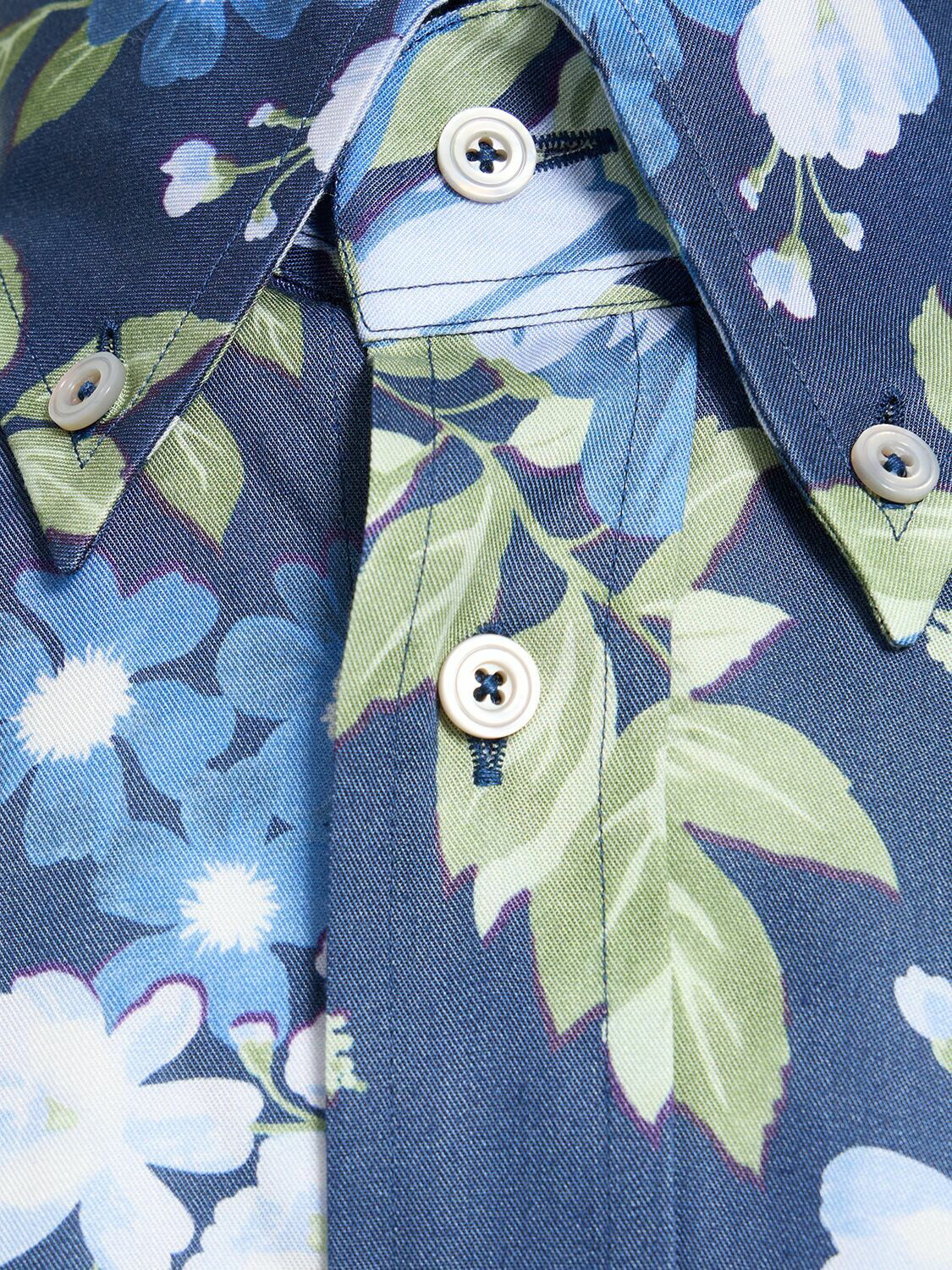 TOM FORD floral-print button-down shirt - Green