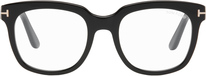 Photo: TOM FORD Black Blue Block Large Glasses