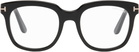 TOM FORD Black Blue Block Large Glasses