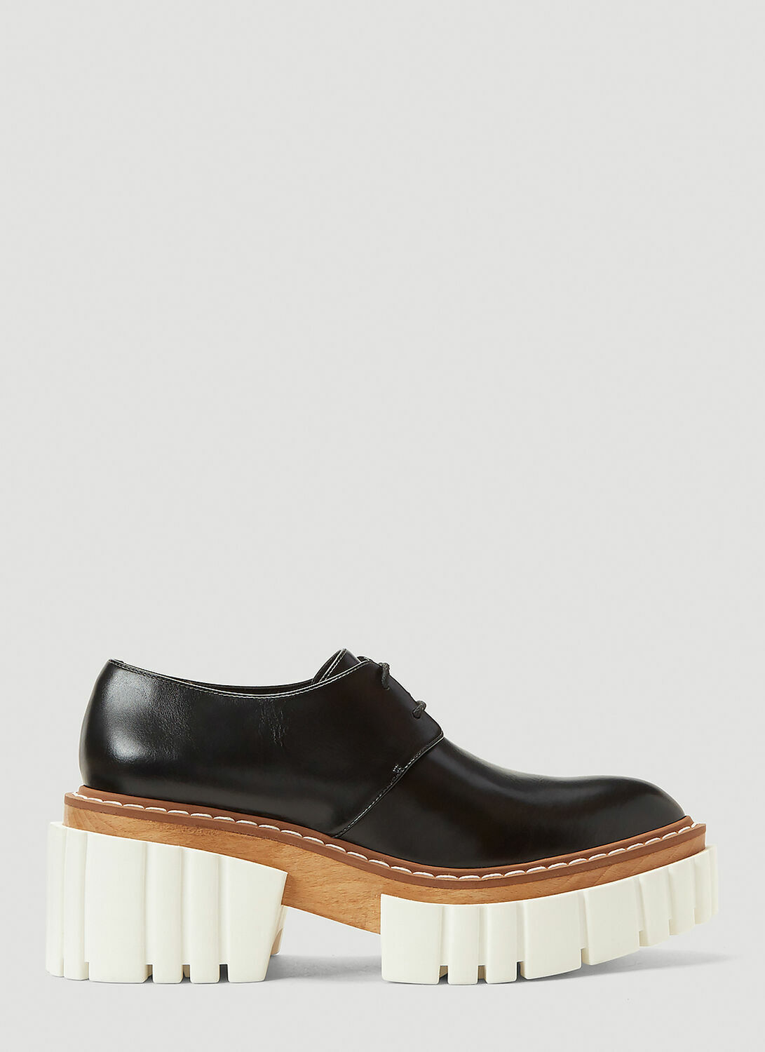 Stella McCartney Emilie Faux-Leather Platform Shoes Stella McCartney