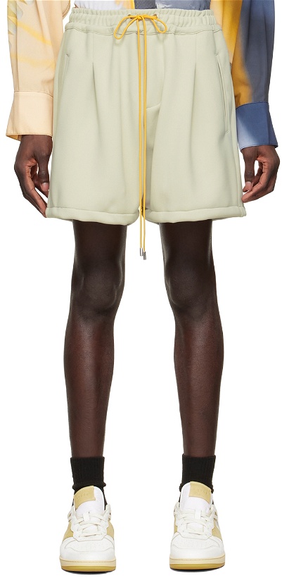 Photo: Rhude SSENSE Exclusive Off-White Polyester Shorts