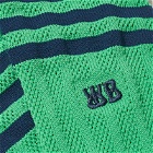 Adidas Men's x Wales Bonner Sock in Vivid Green/Navy