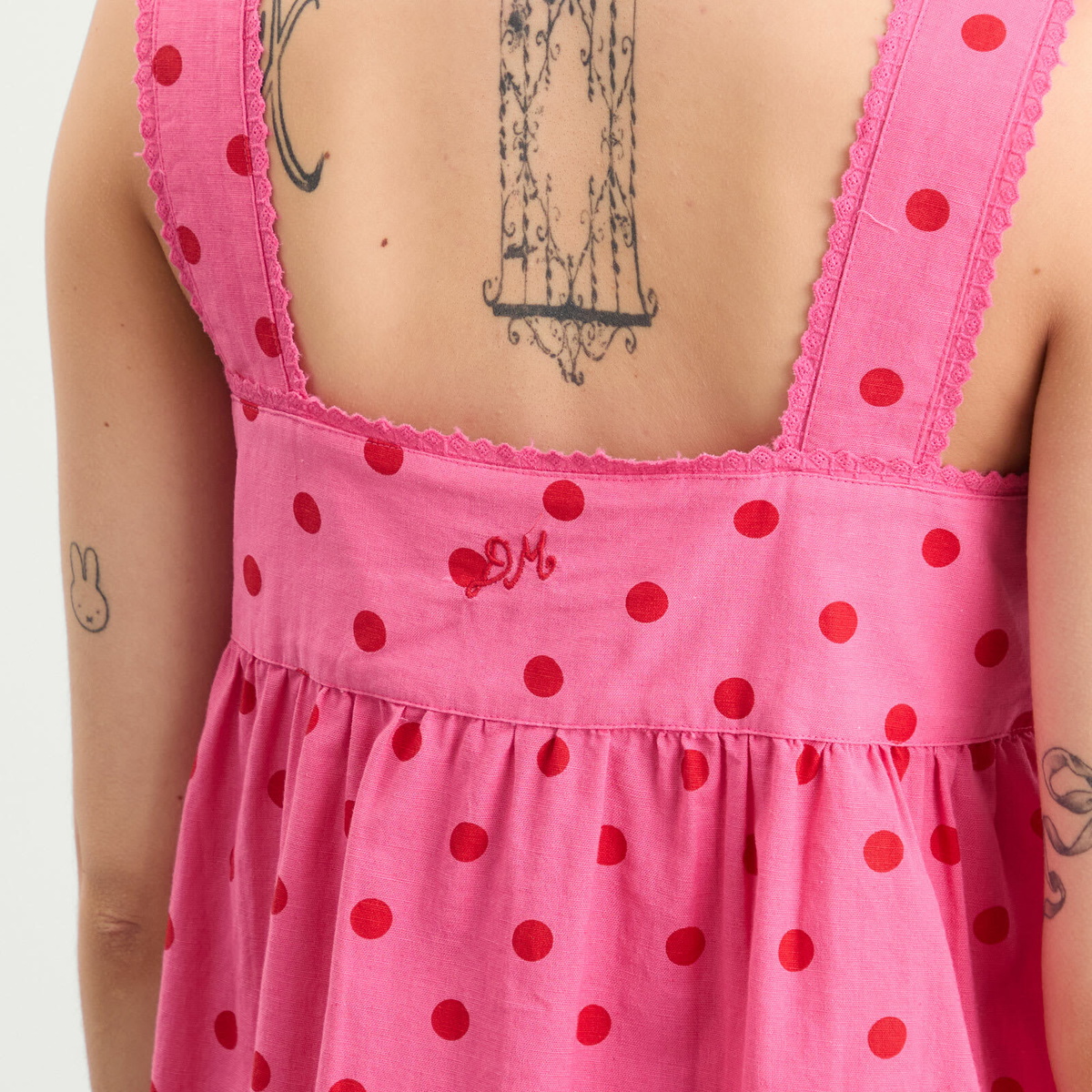 Damson Madder Women's Elspeth Dress in Pink