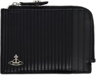 Vivienne Westwood Black Ribbed Card Holder