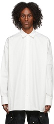 We11done White Oversized Shirt