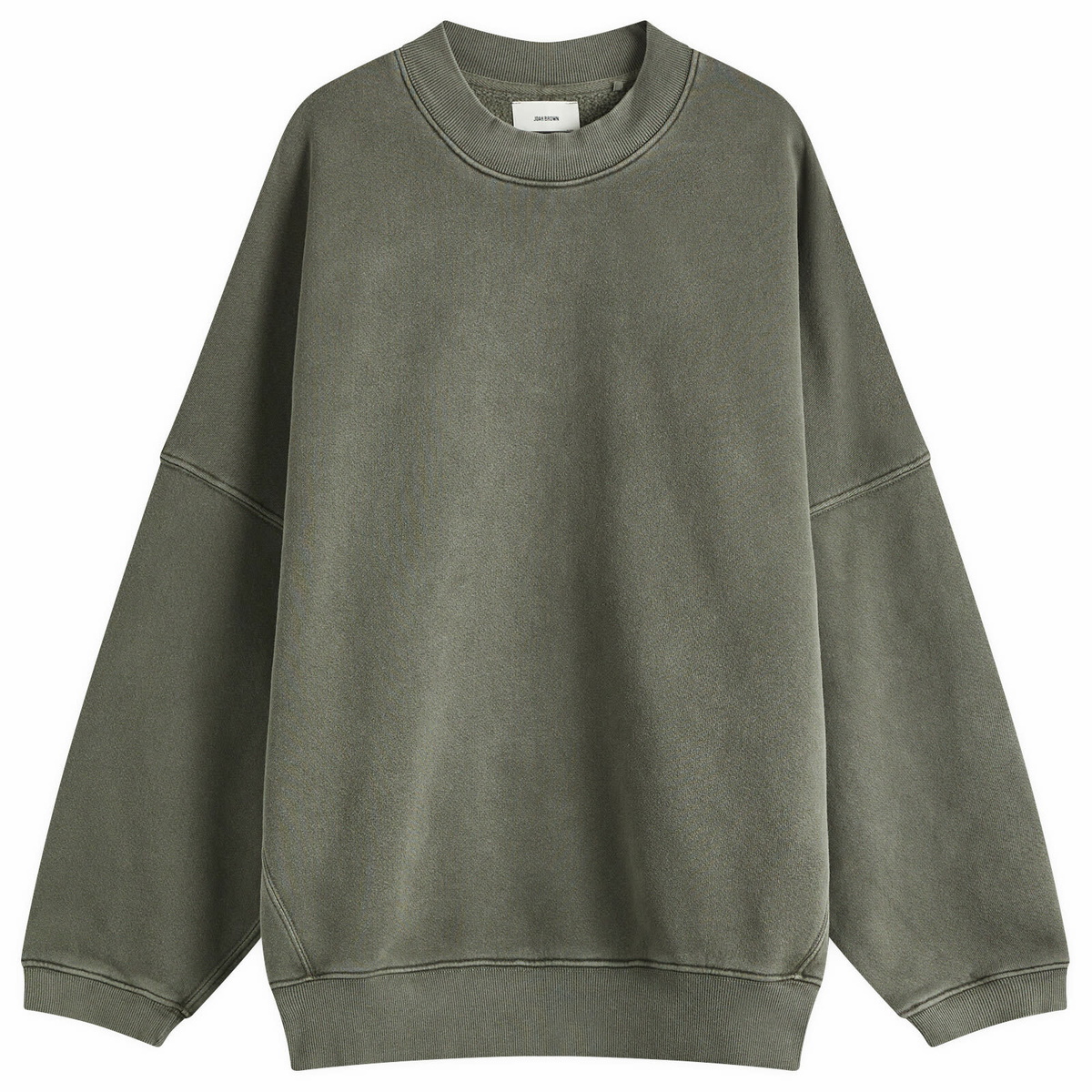 Joah Brown Women's Oversized Crew Sweatshirt in Washed Sage