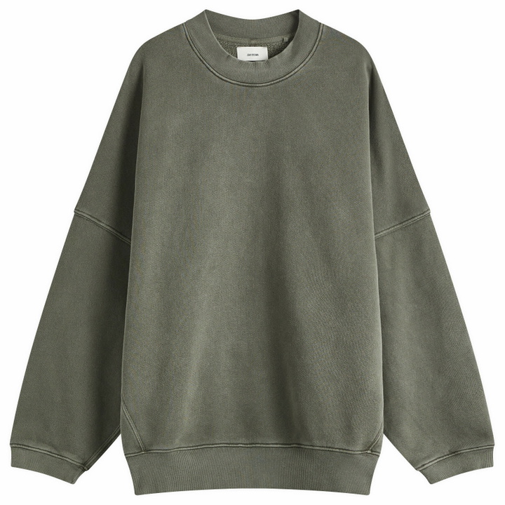 Photo: Joah Brown Women's Oversized Crew Sweatshirt in Washed Sage
