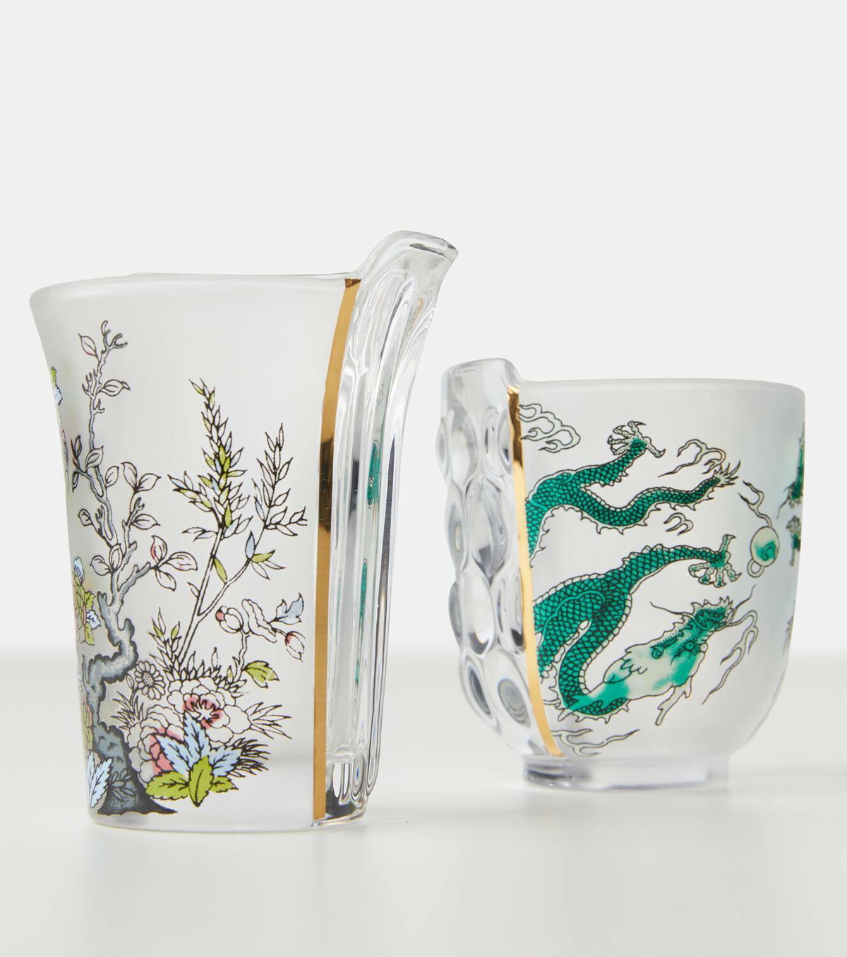 Seletti Hybrid Aglaura set of 3 glasses