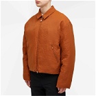 Acne Studios Men's Orst Technical Viscose Jacket in Ginger Orange