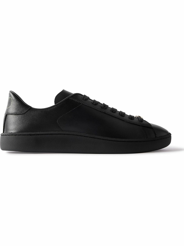 Photo: Valentino Garavani - Royco Leather Sneakers - Black