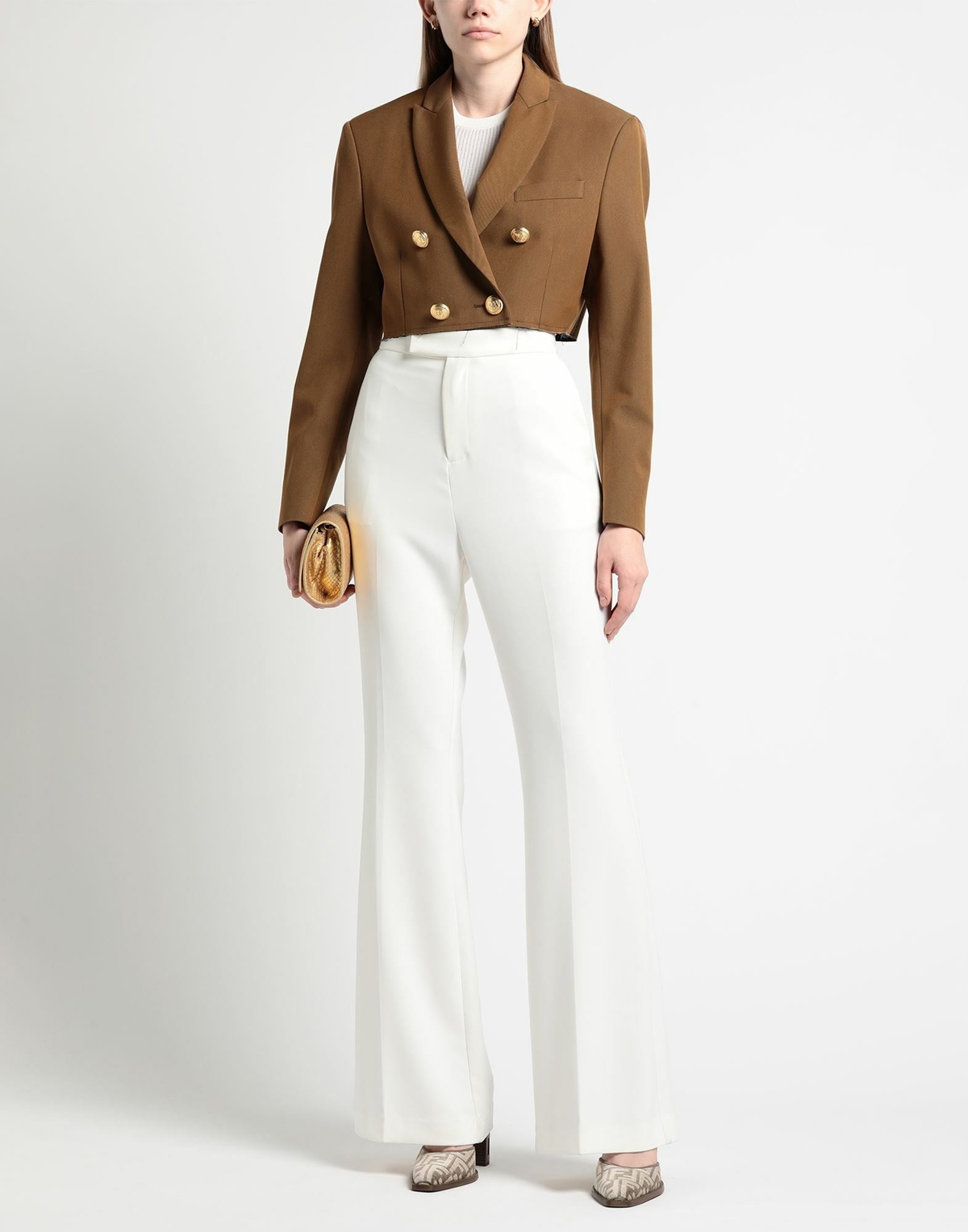 Palm Angels Womens Blazer in Military green