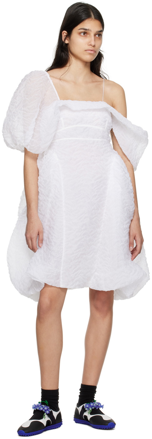 Cecilie Bahnsen White Snow Minidress Cecilie Bahnsen