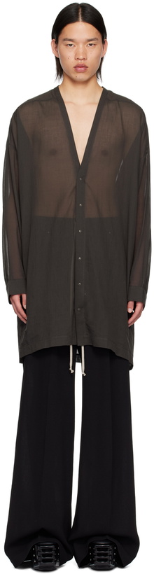 Photo: Rick Owens Gray Porterville Larry Shirt