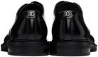 Dolce&Gabbana Black Brushed Calfskin Altavilla Derbys