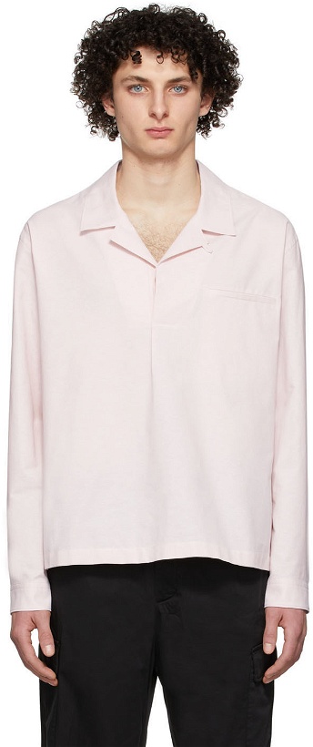 Photo: Z Zegna Pink Cotton Polo Shirt