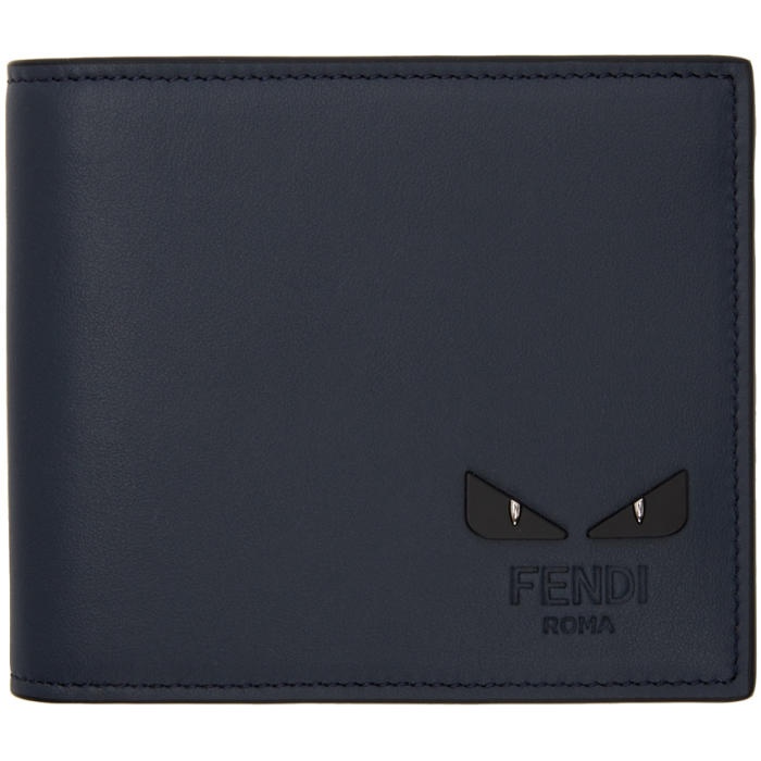 Photo: Fendi Blue Bag Bugs Wallet 